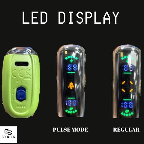 Geek Bar Pulse Lights Meaning